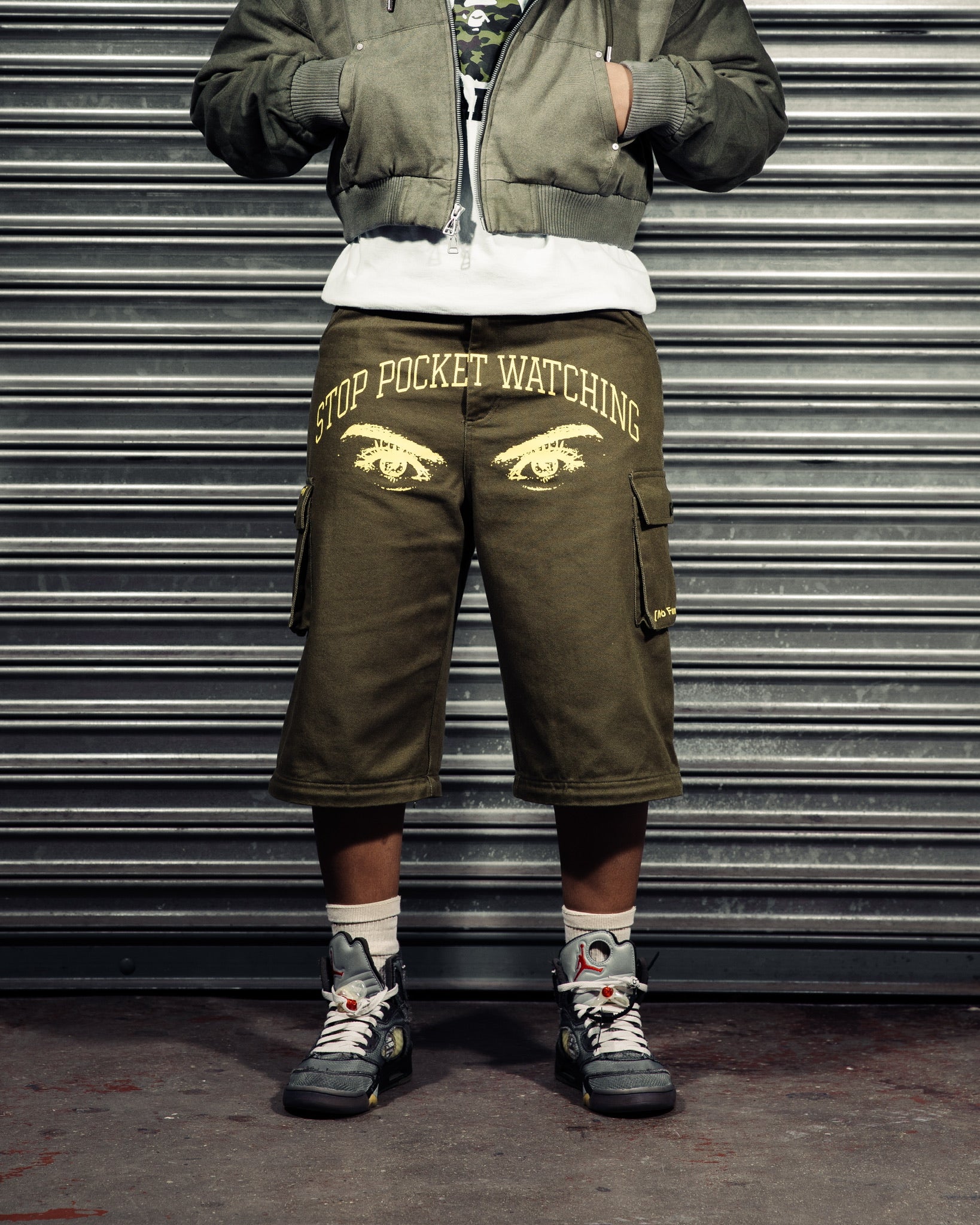 "Stop Pocket Watching" Cargo Pants