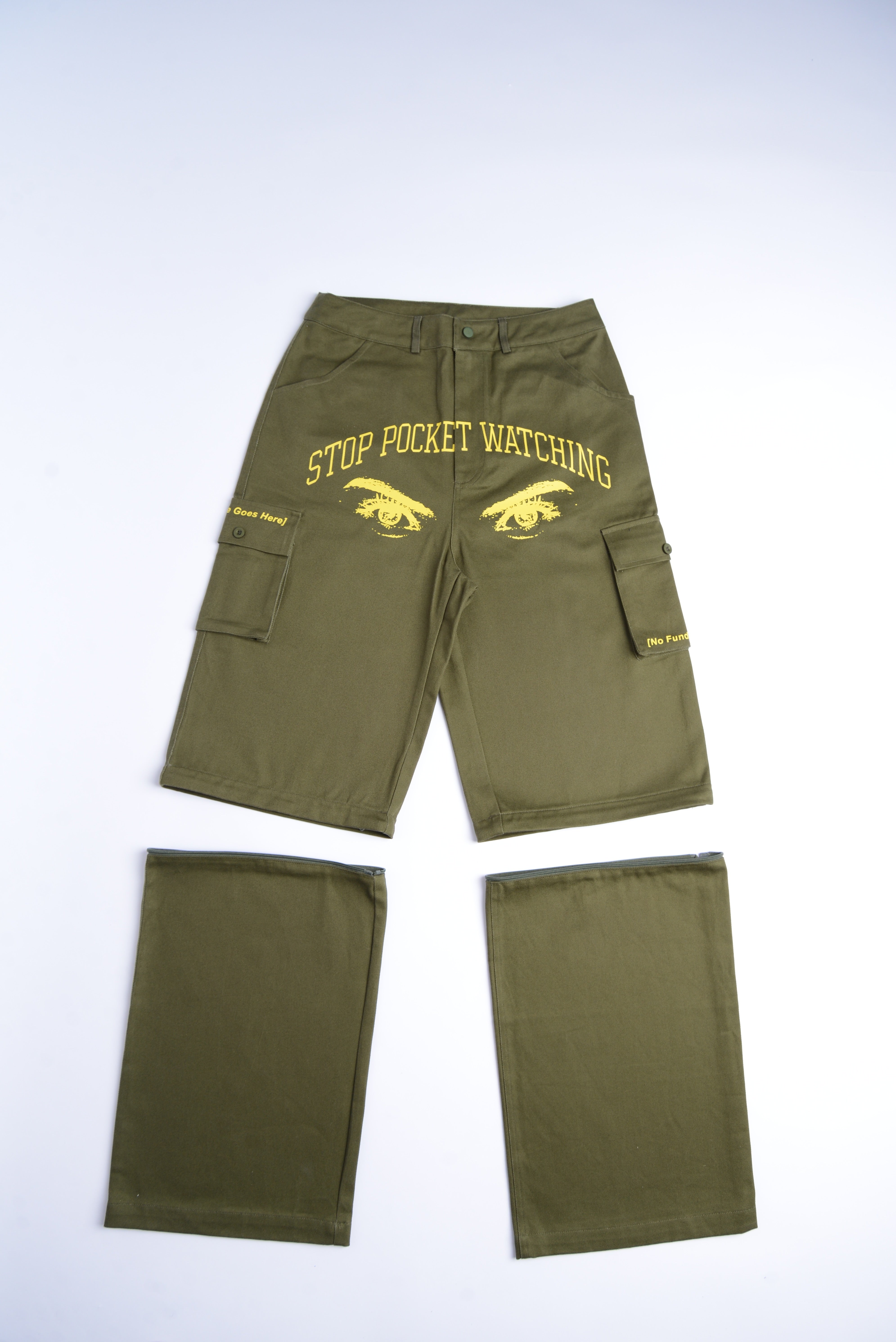 "Stop Pocket Watching" Cargo Pants